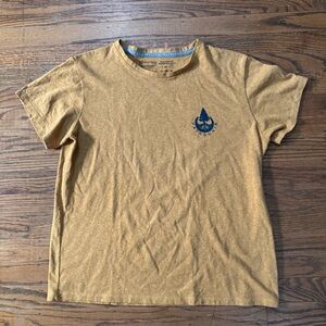 Patagonia 50 Year Responsibili-Tee Plant Peace in Dried Mango L EUC